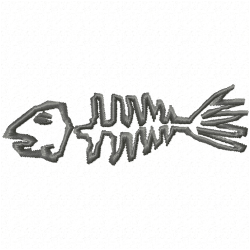 Fishes Embroidery Design 3 Fishes Embroidery Design 3